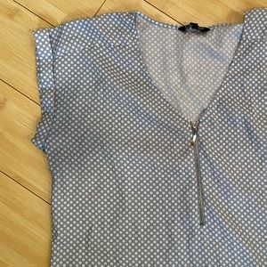 EXPRESS Polka Dot Blouse